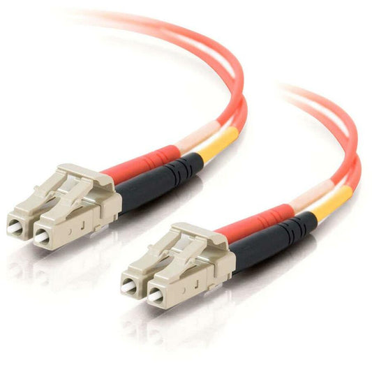 C2G 6m LC-LC 62.5/125 OM1 Duplex Multimode Fiber Optic Cable (Plenum-Rated) - Orange