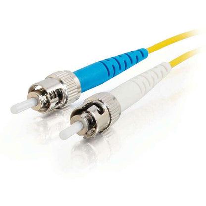 C2G-30m LC-ST 9/125 OS1 Simplex Singlemode PVC Fiber Optic Cable - Yellow