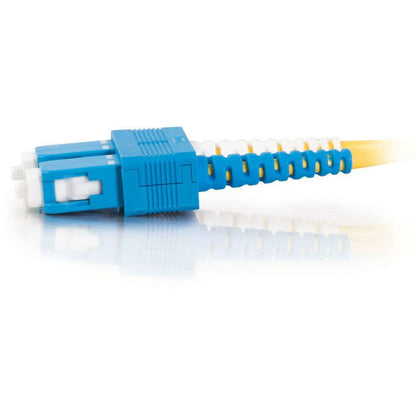 C2G-15m SC-SC 9/125 OS1 Duplex Singlemode PVC Fiber Optic Cable - Yellow