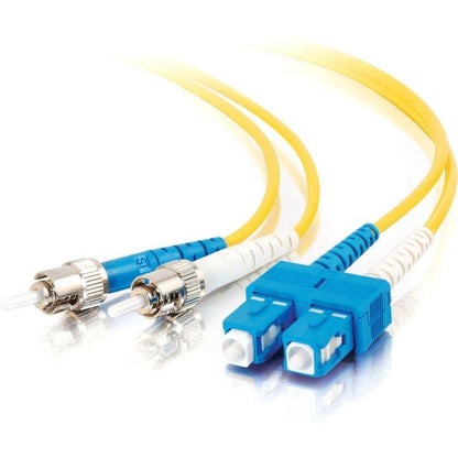 C2G-30m SC-ST 9/125 OS1 Duplex Singlemode PVC Fiber Optic Cable - Yellow