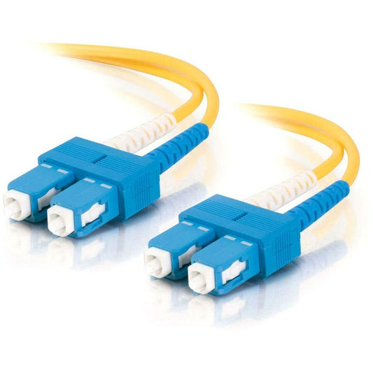 C2G-30m SC-SC 9/125 OS1 Duplex Singlemode Fiber Optic Cable (Plenum-Rated) - Yellow