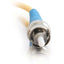 C2G-6m ST-ST 9/125 OS1 Simplex Singlemode PVC Fiber Optic Cable - Yellow