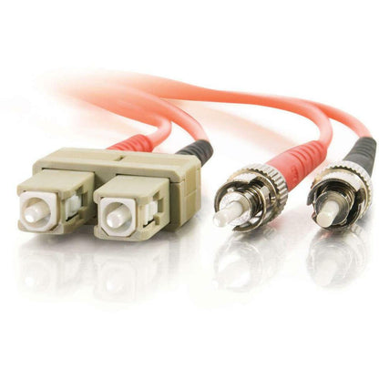 C2G-4m SC-ST 62.5/125 OM1 Duplex Multimode PVC Fiber Optic Cable (LSZH) - Orange