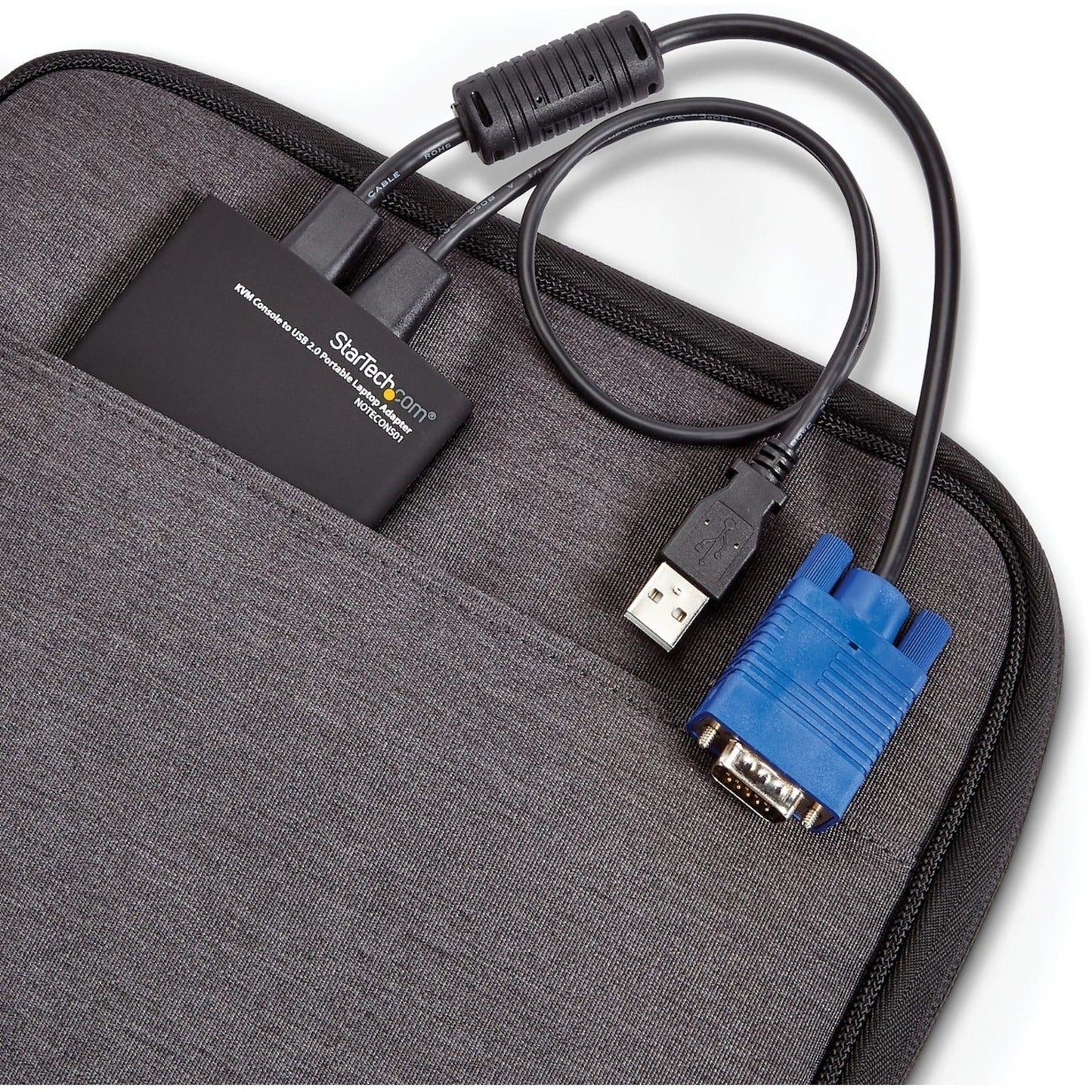 StarTech.com KVM Console to USB 2.0 Portable Laptop Crash Cart Adapter - Notebook Netbook Crash cart adapter - Compact - KVM to USB Notebook Portable KVM Console