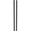 SET OF 84IN BLACK POLES        