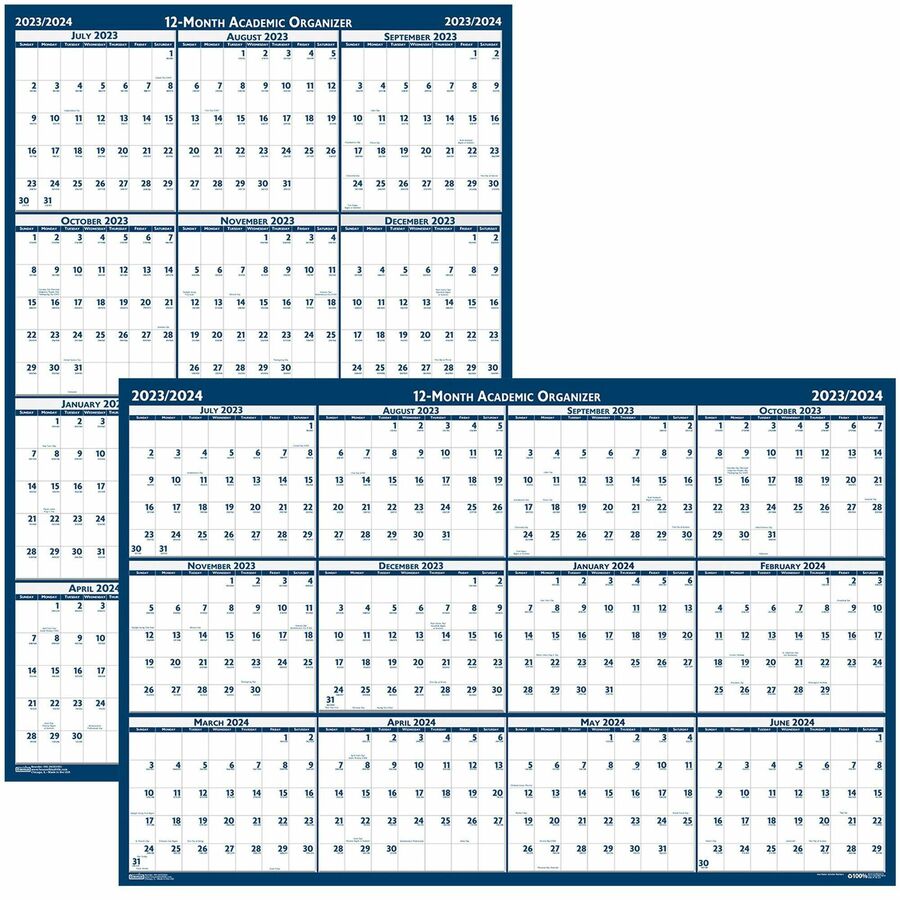 House of Doolittle Academic July-June Wall Calendar