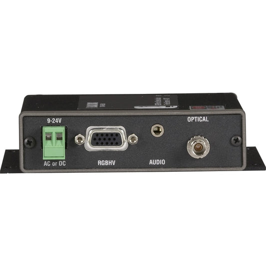 VGA/STEREO-AUDIO FIBER EXTENDER