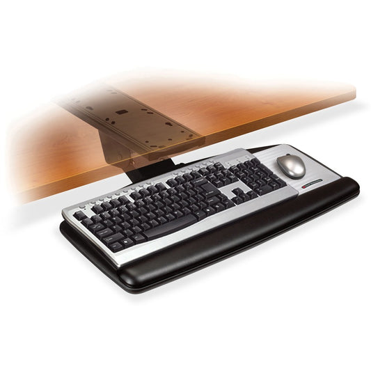 ADJUSTABLE ARM KEYBOARD TRAY   