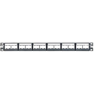 24PORT BLK MOD PATCH PANEL     