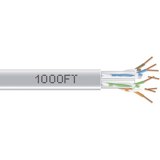 1000-FT GRAY CAT6 SOLID BULK CA