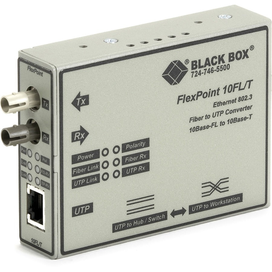 Black Box FlexPoint Ethernet Media Converter