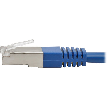 Tripp Lite Cat5e 350 MHz Molded Shielded (STP) Ethernet Cable (RJ45 M/M) PoE Blue 15 ft. (4.57 m)
