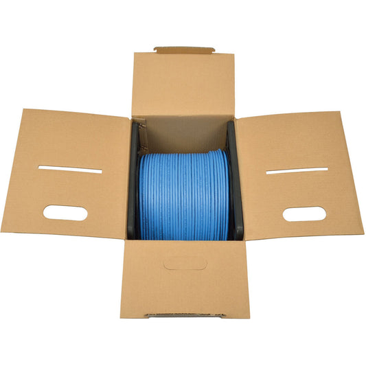 Tripp Lite Cat6 Gigabit Solid Core Plenum-Rated UTP CMP PVC Bulk Ethernet Cable Blue 1000 ft. (304.8 m)