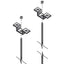Black Box Ceiling Mount for Cable Ladder - Black - TAA Compliant