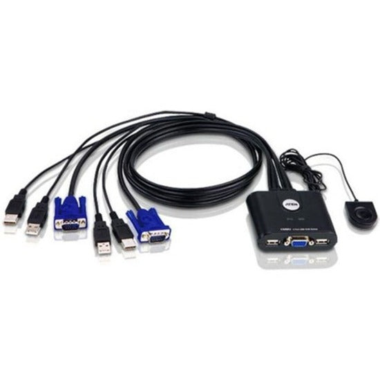 2PORT USB KVM SWITCH W/2 CABLES
