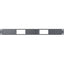 Middle Atlantic Panel 1 RU Accepts 2 Decora Devices