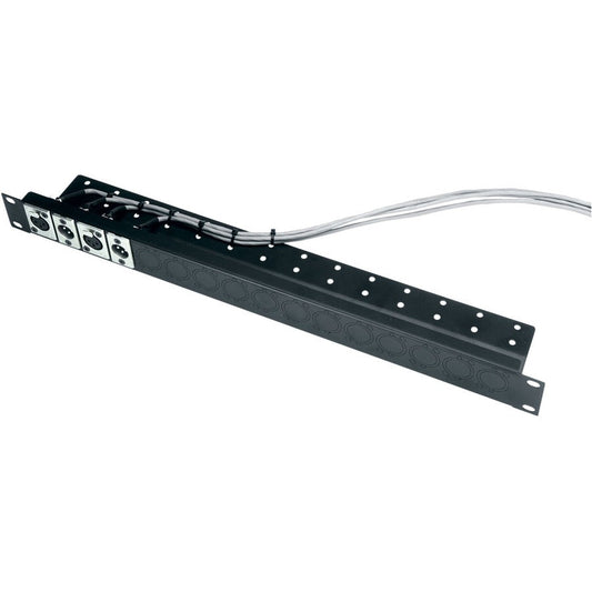 Middle Atlantic 1RU Universal Connector Panel with Cable Shelf