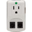 Tripp Lite Protect It! 1-Outlet Portable Surge Protector Direct Plug-In 750 Joules Tel/Modem Protection