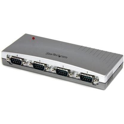 StarTech.com USB to Serial Adapter Hub &acirc;&euro;" 4 Port &acirc;&euro;" Bus Powered &acirc;&euro;" DB9 (9-pin) &acirc;&euro;" USB Serial &acirc;&euro;" FTDI USB to Serial Adapter