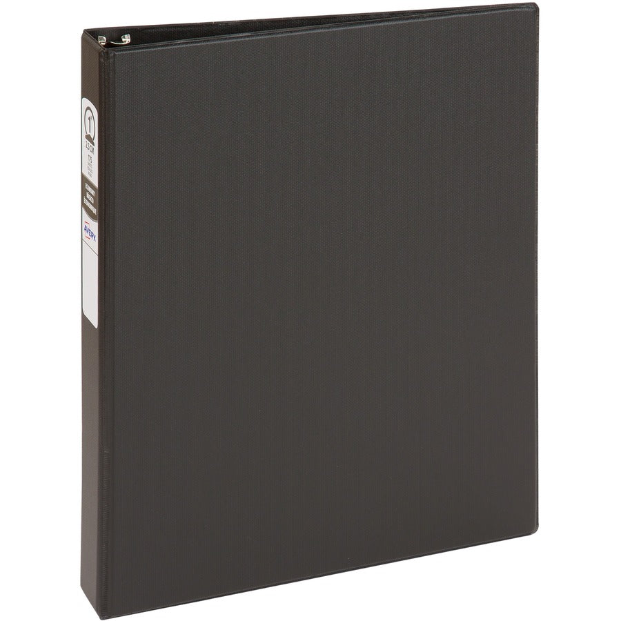 Avery&reg; Economy 3 Ring Binder 1" Round Rings 1 Black Binder (03301)