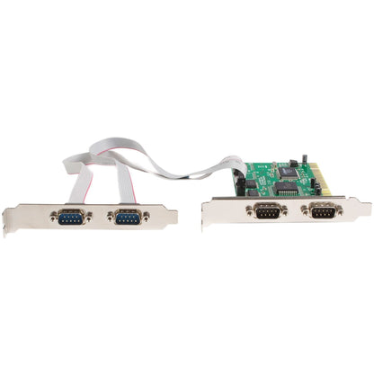 StarTech.com 4 Port PCI RS232 Serial adapter card - PCI - serial - 4 ports