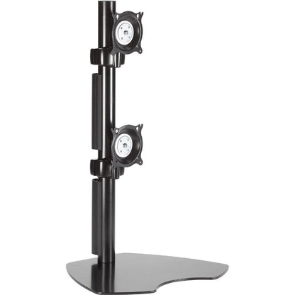 Chief Vertical Table Stand Dual Monitor Mount - TV Height Range 10-19.3" - Black