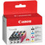 Canon CLI-8 Standard Yield Inkjet Ink Cartridge - Black Cyan Magenta Yellow - 4 / Pack