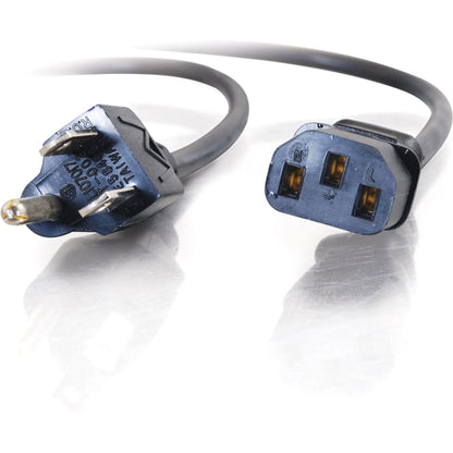 C2G 12ft Power Cord - 18 AWG - NEMA 5-15P to IEC320C13