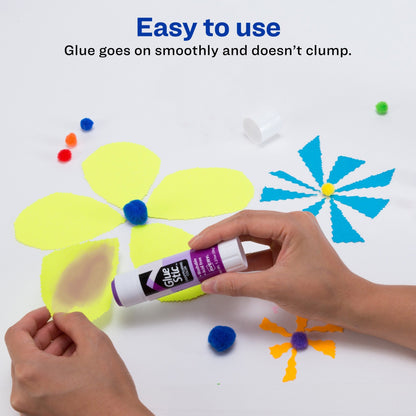 Avery&reg; Glue Stic with Disappearing Purple Color