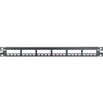 24PORT BLK PATCHPANEL METAL EA 