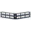 48PORT BLK MOD ANGLED PATCH    