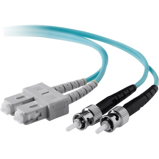 10M FIBER ST/SC LO MMD AQUA    