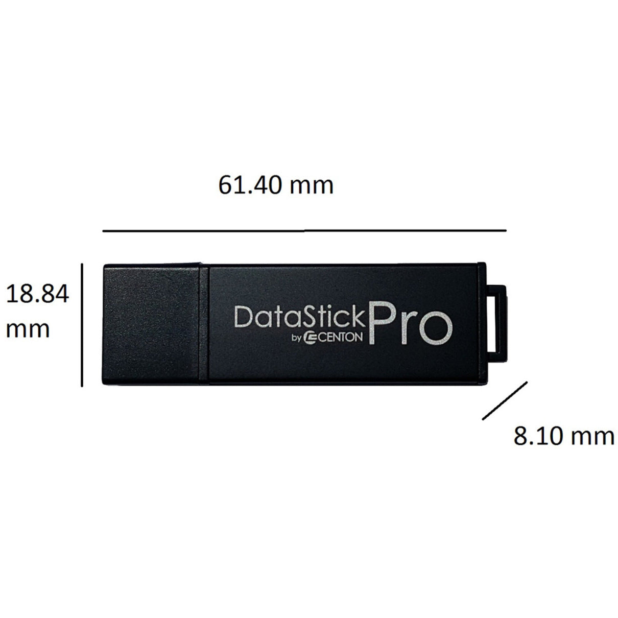 Centon 64GB DataStick Pro USB 2.0 Flash Drive