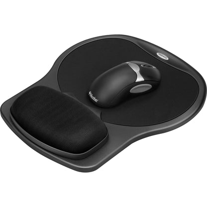 Fellowes Easy Glide Gel Wrist Rest and Mouse Pad - Black