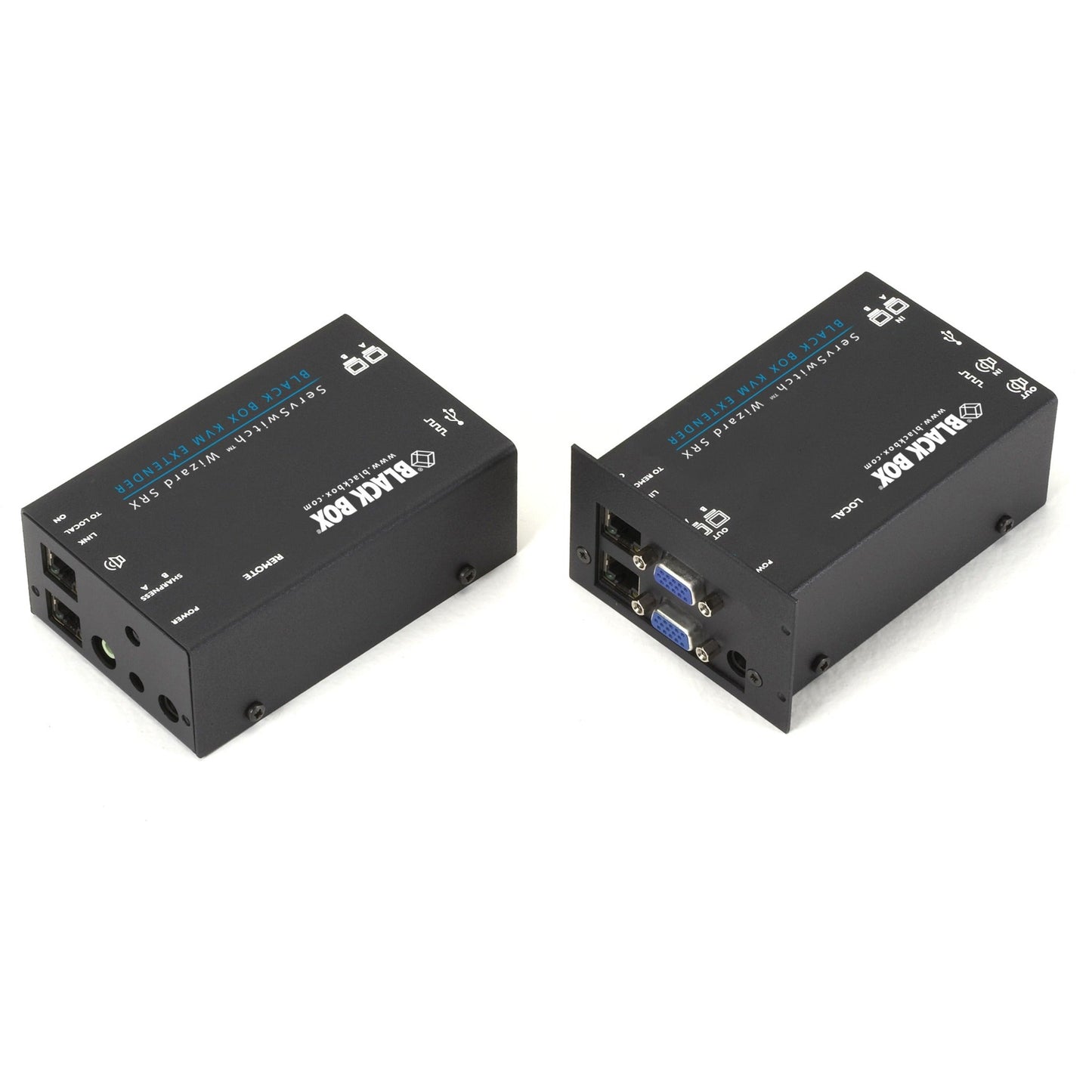 Black Box ServSwitch Wizard USB SRX KVM Extenders Dual-Video USB Audio and RS-232