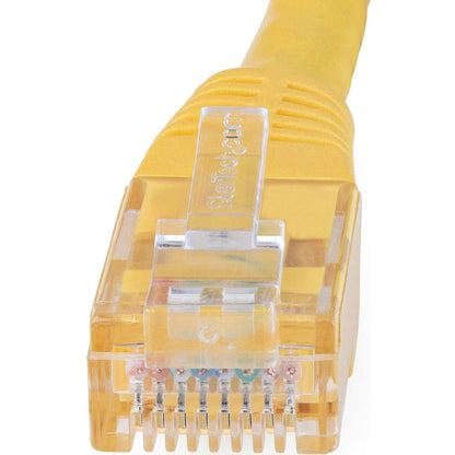 StarTech.com 8ft CAT6 Ethernet Cable - Yellow Molded Gigabit - 100W PoE UTP 650MHz - Category 6 Patch Cord UL Certified Wiring/TIA