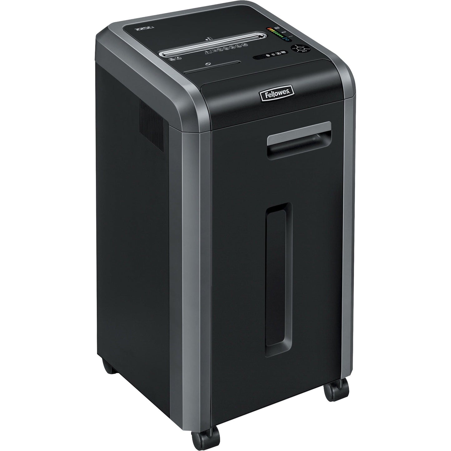 Fellowes&reg; 225Ci Paper Shredder | 100% Jam Proof 22-Sheet Cross-Cut Security Commercial Grade | 3825001 Model Black