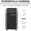 Fellowes® 225Ci Paper Shredder | 100% Jam Proof 22-Sheet Cross-Cut Security Commercial Grade | 3825001 Model Black