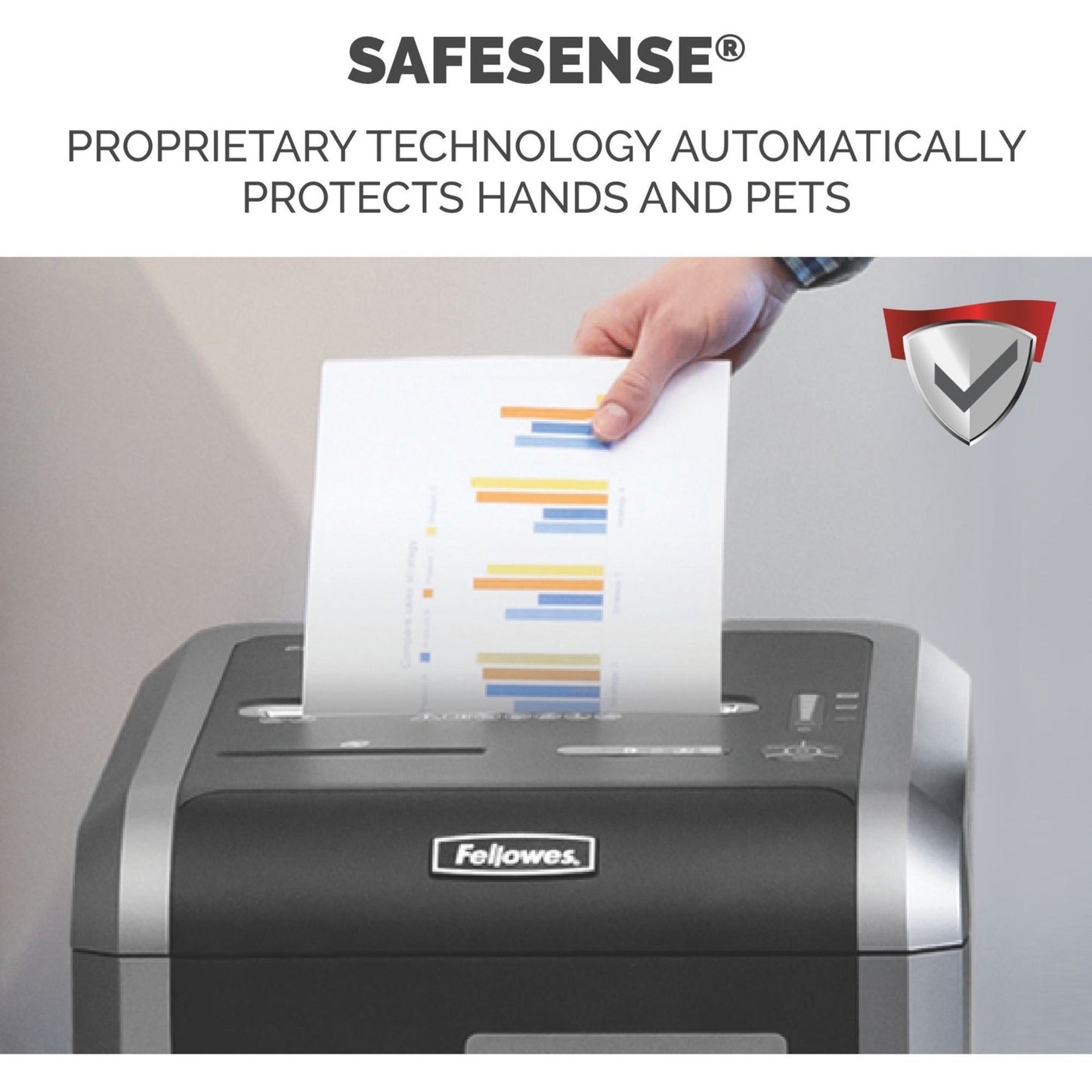 Fellowes&reg; 225Ci Paper Shredder | 100% Jam Proof 22-Sheet Cross-Cut Security Commercial Grade | 3825001 Model Black