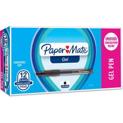 Paper Mate Retractable Pigmented Gel Ink Pens