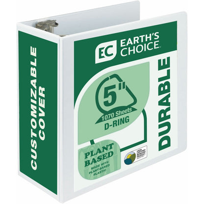 Samsill Earth's Choice Plant-based Durable View Binder