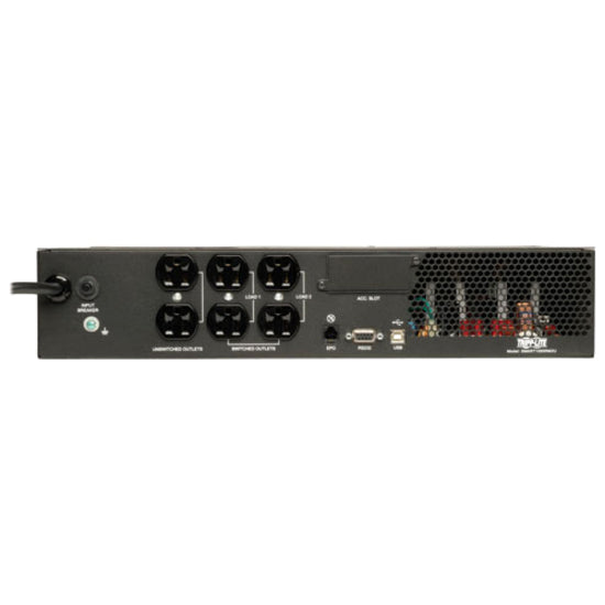 Tripp Lite UPS Smart 1000VA 800W Rackmount AVR 120V Pure Sine Wave LCD USB DB9 2URM TAA