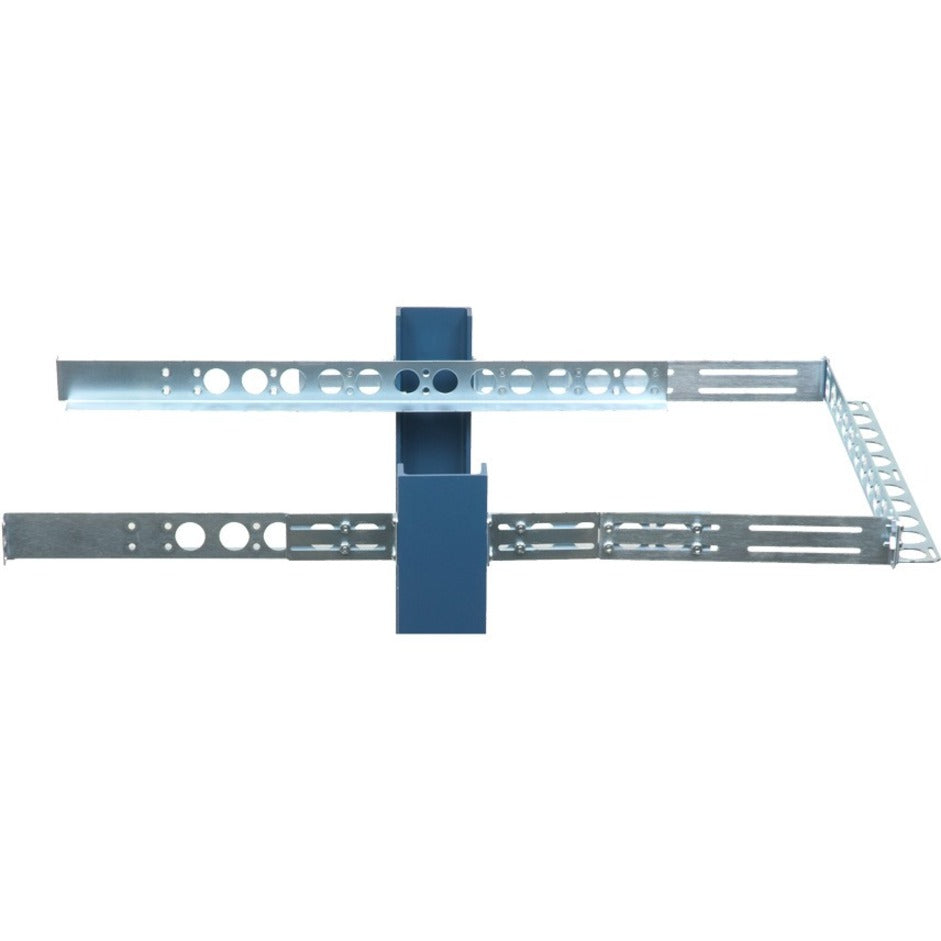 Rack Solutions 1U 2Post Universal Rail with Wirebar