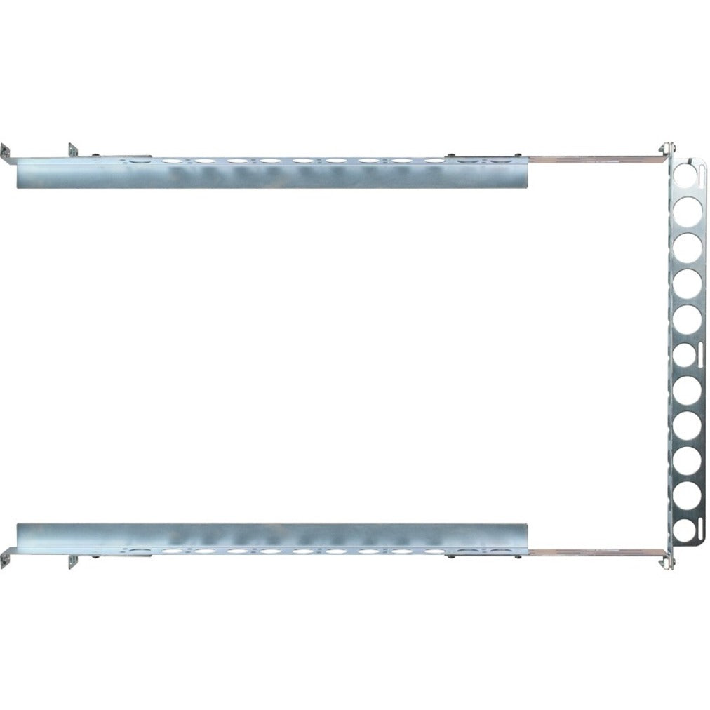 Rack Solutions 1U 2Post Universal Rail with Wirebar