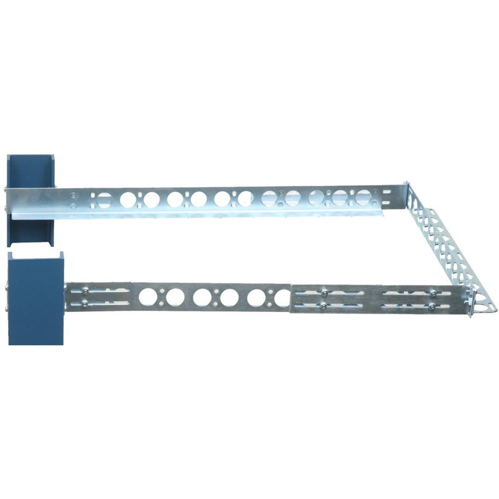 Rack Solutions 1U 2Post Universal Rail with Wirebar