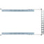 Rack Solutions 2U Universal Rail 24in Depth with Wirebar