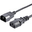 StarTech.com 6ft (1.8m) Power Extension Cord C14 to C13 10A 125V 18AWG Computer Power Cord Extension Power Supply Extension Cable