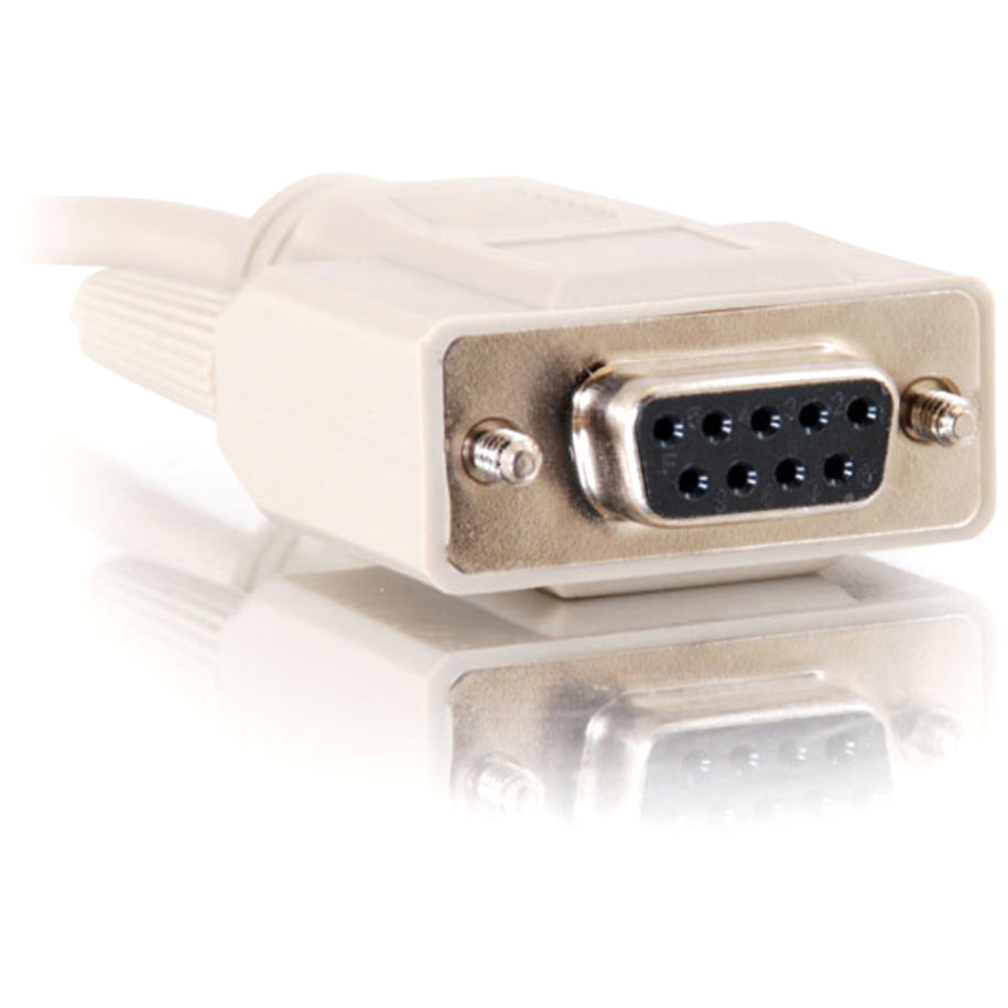 C2G 10ft DB9 F/F Cable - Beige