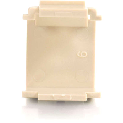 C2G Snap-In Blank Keystone Insert Module - Ivory