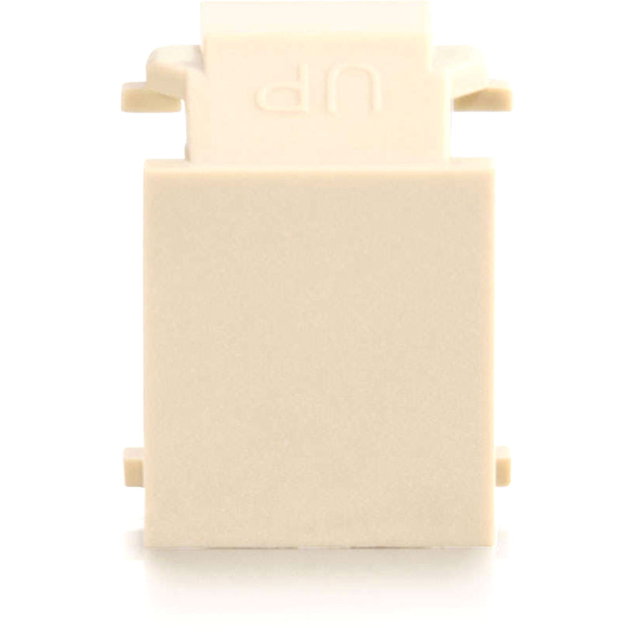 C2G Snap-In Blank Keystone Insert Module - Ivory